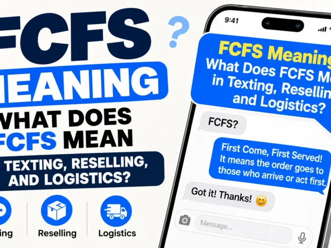 FCFS Meaning