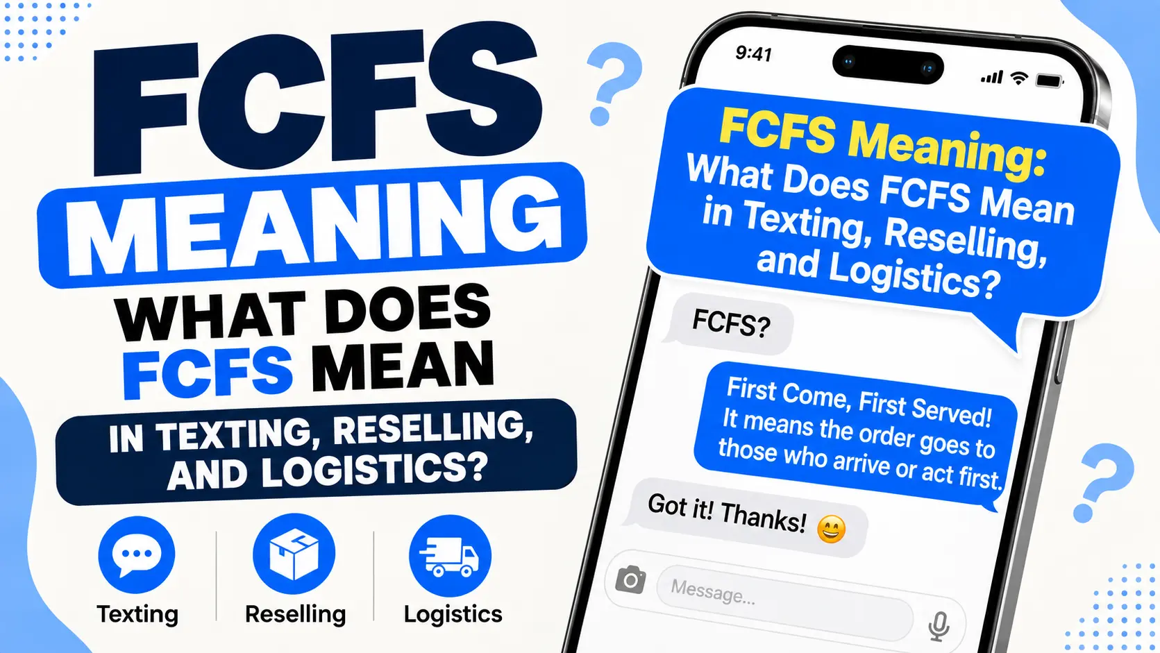 FCFS Meaning