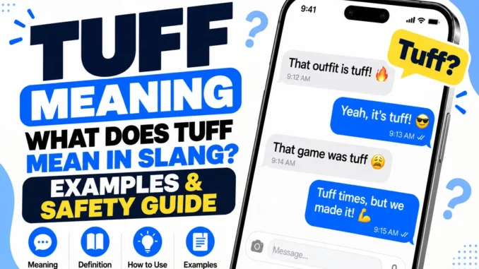 Tuff Meaning